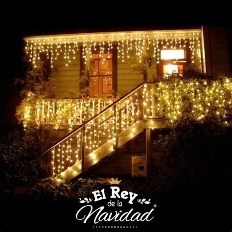 Serie Navide A Cascada Leds Metros Exterior Navidad Meses Sin