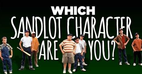 Which Character From "The Sandlot" Are You? | The sandlot, Sandlot characters, Benny the jet ...