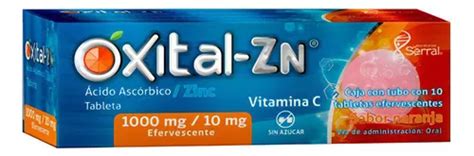 Suplemento em efervescente OXITAL ZN Suplemento Vitamina C Ácido