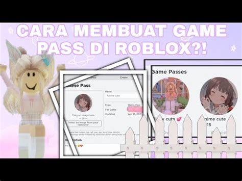 Cara Membuat Game Pass Di Android Roblox Indonesia Youtube