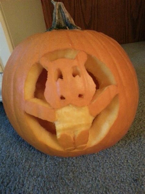 My Henery The Hippo Pumpkin Carving Happy Holidays Pinterest