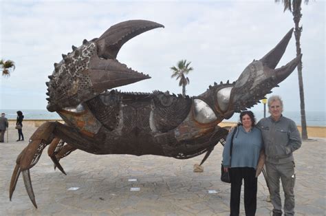 Las Esculturas De Dos Cangrejos Gigantes Los M S Grandes De Espa A