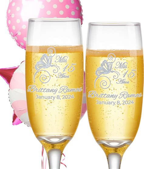 Amazon C And C Stock Personalized Quinceanera Chambelan Toasting