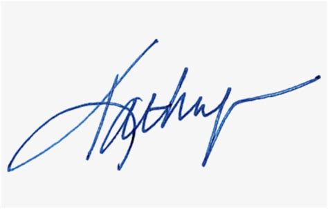 Download Signature With Blue Ink - Blue Handwritten Signature Png ...