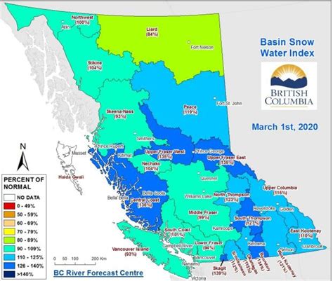 Latest snowpack data shows heightened risk of flooding across B.C ...