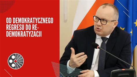 Adam Bodnar Konferencja DemoCrisis Od Demokratycznego Regresu Do Re