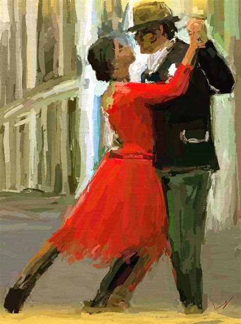 Argentina Tango Painting By James Shepherd