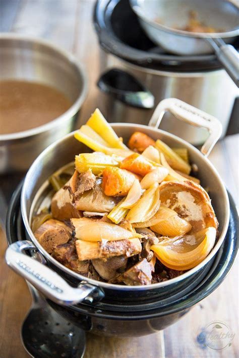 Make Your Own Slow Cooker Beef Bone Broth Recipe Beef Bone Broth Slow Cooker Beef Bone