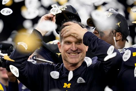 Jim Harbaugh Michigan Overcame Off Field Issues Knowing ‘we Were