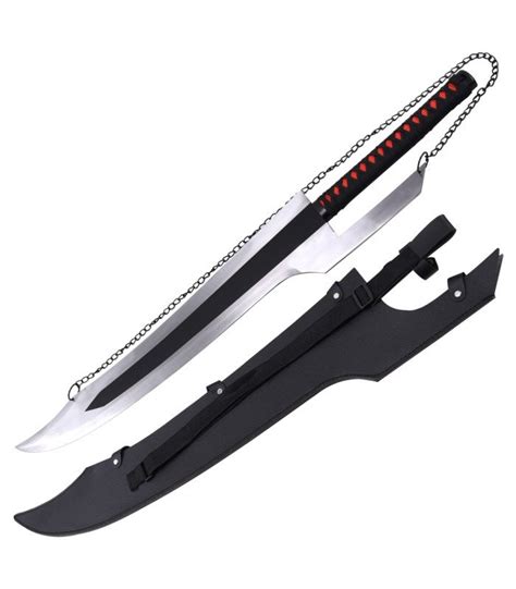 Bleach Épée Décorative Zangetsu D Ichigo Kurosaki Réplique 91 Cm