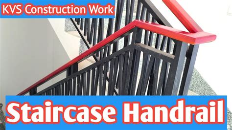 Construction Technology Step By Step To Install Wooden Stair Handrail