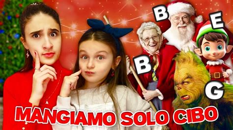 Mangiamo Solo Cibo Delliniziale Dei Personaggi Di Natale Challenge