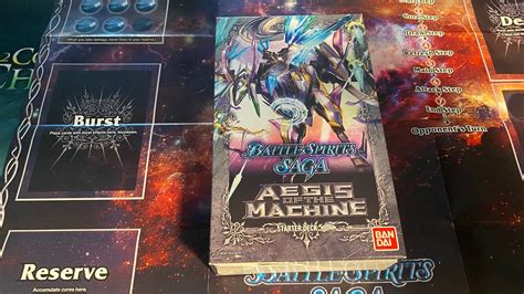 Battle Spirits Saga Aegis Of The Machine Starter Deck Youtube