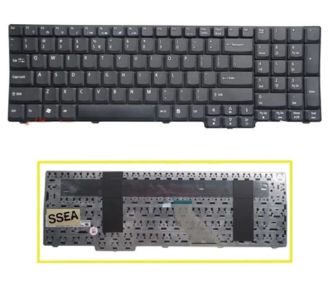 Ssea New Laptop Us Keyboard For Acer Emachines E528 E728 Extensa 5235