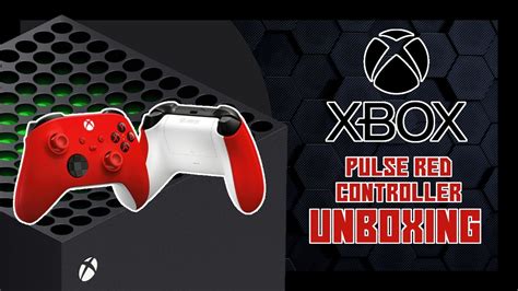 Xbox Pulse Red Controller Unboxing Xbox Series X S Youtube