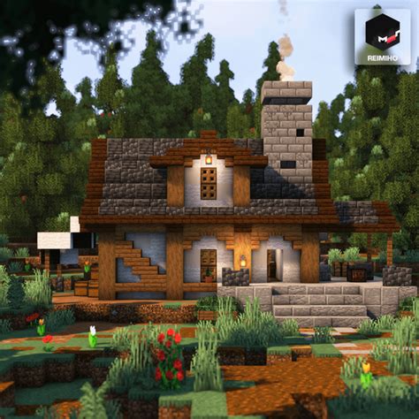 Minecraft Small House, Minecraft Starter House, Minecraft Garden, Easy ...