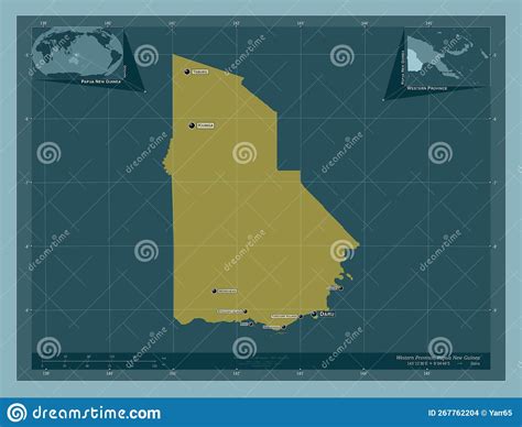 Western Province Papua New Guinea Solid Labelled Points Of Ci Stock