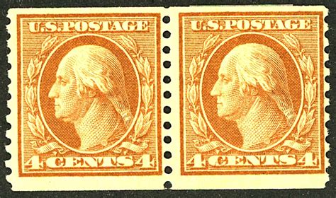 U S 495 Mint Pair OG HR United States General Issue Stamp HipStamp