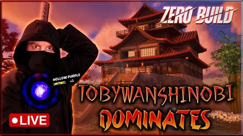 NEW UPDATE Shinobi Dominates Fortnite Zero Build LIVE YouTube