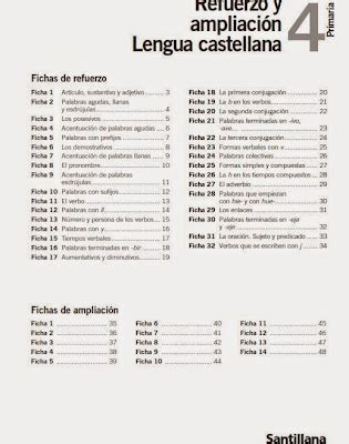 Refuerzo y ampliación 4 primaria Lengua MÁS QUE APUNTES