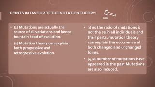 Mutation theory | PPT