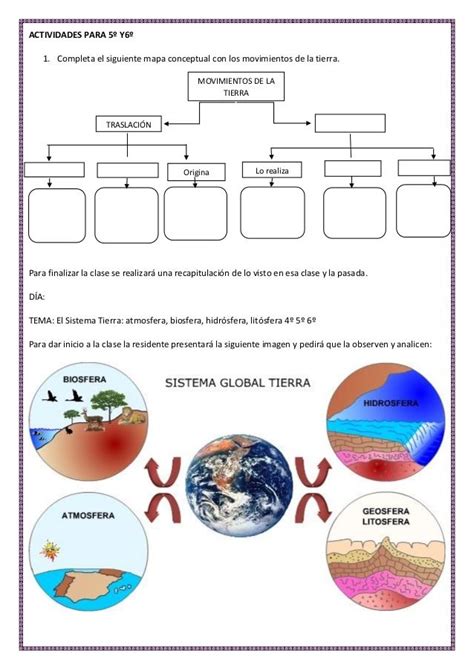 Mapa Conceptual Del Movimiento De Rotacion Y Traslacion Geno 114480