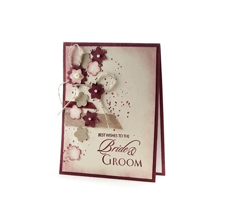 Wedding Card Congratulations, Hand Made Greeting Cards, Bride and Groom ...