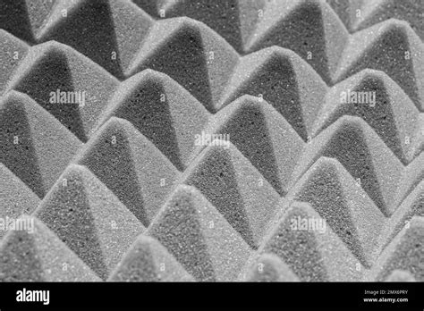 Panel de espuma acústica piramidal que absorbe el sonido Textura de