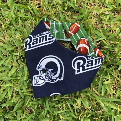 Los Angeles Rams Dog Bandana Los Angeles Dog Bandana Rams Etsy
