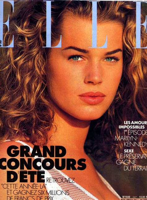 Rebecca Romijn Elle France July 1992 Rebecca Romijn Elle Magazine