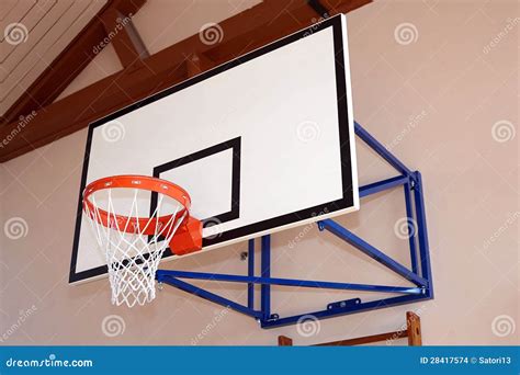 Gym Building With Basketball Hoop Stock Images Image 28417574