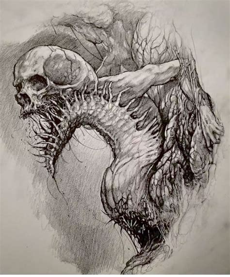 Pin By Derald Hallem On Skull Art Skull Art Drawing Scary Art