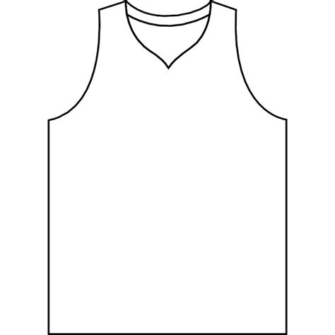 Basketball jersey outline.eps Royalty-free Stock Vector Images