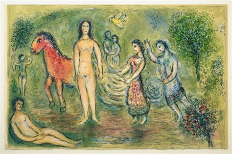 Marc Chagall L Odyss E I Ulysse Devant Nausicaa Mutualart