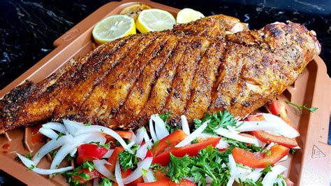 Tasty Oven Grilled Red Snapper Recipe Table And Flavor