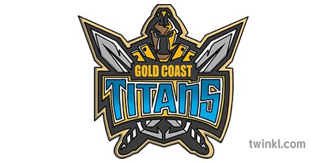 Gold Coast Titans National Rugby League Team Logo Sports Australia Ks1