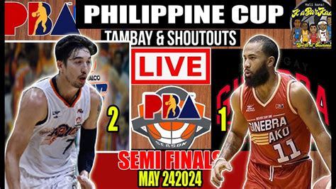 Pba Live🔴 Game 4 Ginebra San Miguel Vs Meralco Bolts Pba All Filipino