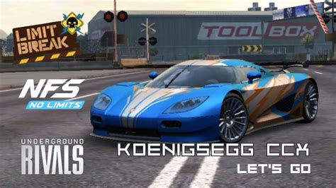 Need For Speed No Limits PVP LIMIT BREAK KOENIGSEGG CCX YouTube