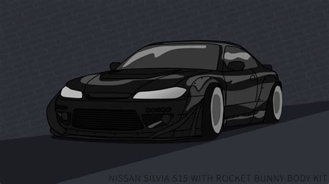 Nissan Rocket Bunny Silvia S15 Wallpaper 4K