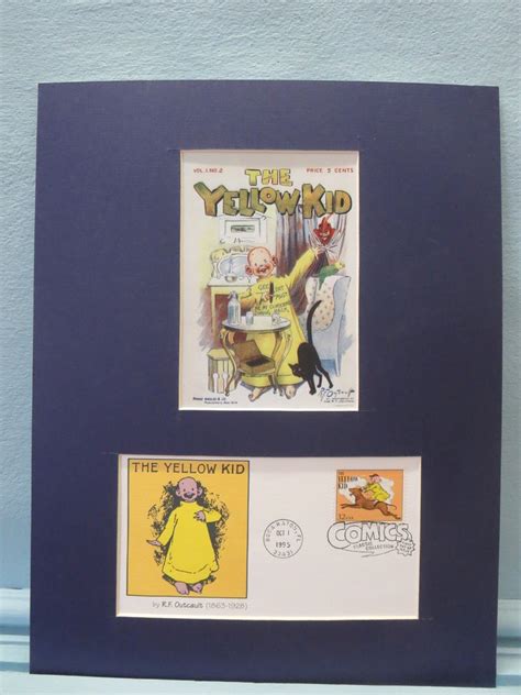 Comic Strip Classic the Yellow Kid & First Day Cover of Its | Etsy