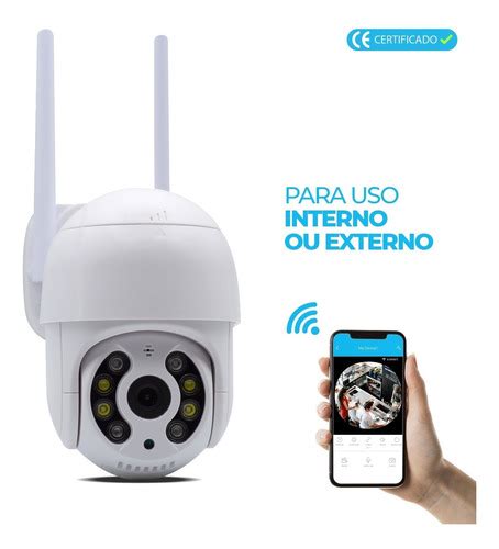 Câmera Ip Wifi Rotativa Externa Dome Prova De Água Hd Full Frete grátis