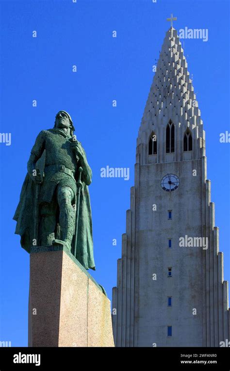 Hallgrimskirkja The Main Church Of Reykjavik And Main City Landmark