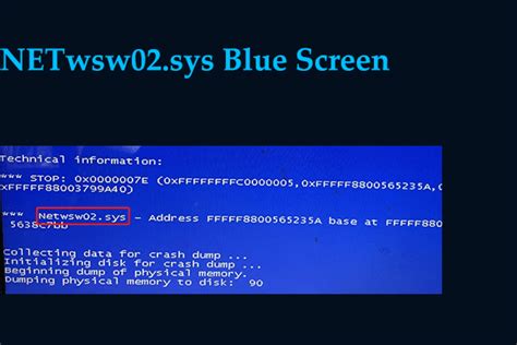 How To Fix Netwbw Sys Error Blue Screen In Windows Ways Minitool