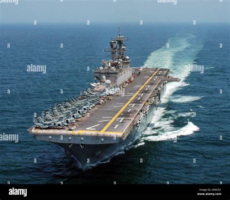 US Navy The Amphibious Assault Ship USS Iwo Jima LHD 7 Conducts