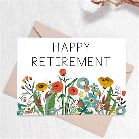 Retirement Cards Printable