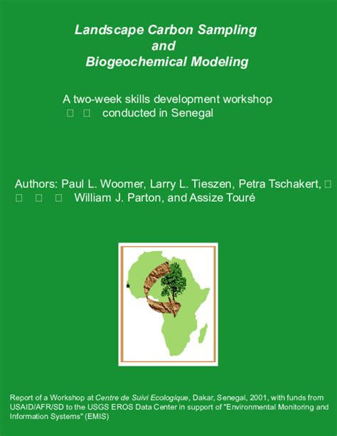 Pdf Landscape Carbon Sampling And Biogeochemical Modeling Larry