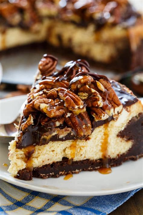 Turtle Brownie Cheesecake Spicy Southern Kitchen