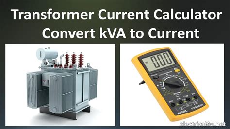 Transformer Primary And Secondary Current Calculator KVA To I