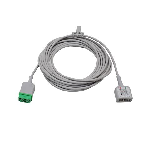 Ecg Trunk Cable 3 5 Lead Aha 6 M 20 Ft 1 Pack Patient Monitoring