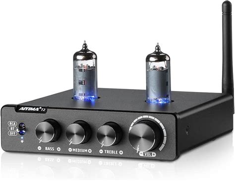 AIYIMA T2 6K4 Tube Preamplifier Bluetooth 5 0 With Treble Bass